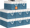 StorageTastic Storage Bin,Collapsible Storage Basket For Organizing,Large Storage Boxes With Rope Handles,Storage Containers,