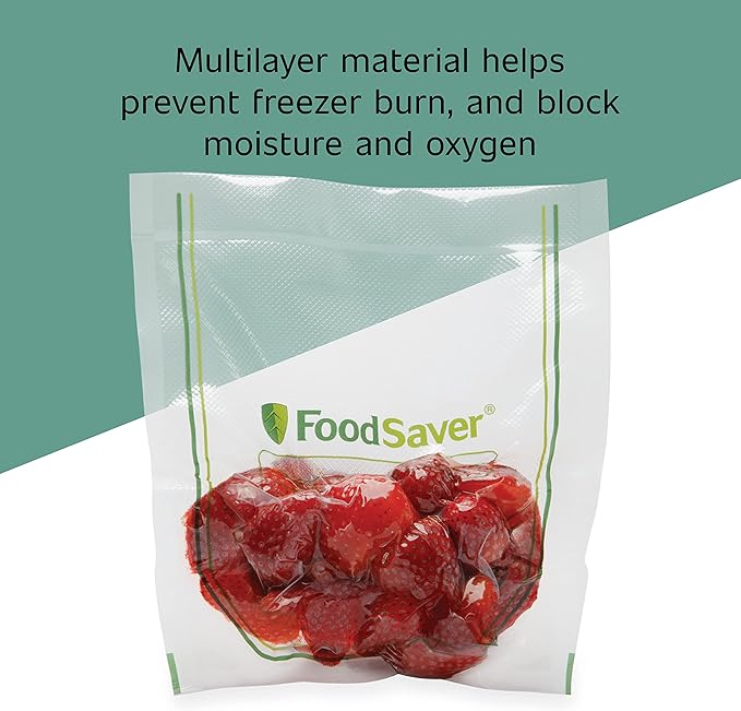 FoodSaver Easy Fill 1-Gallon Vacuum Sealer Bags | Commercial Grade and Reusable | 10 Count