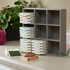 Household Essentials Drawer Organizer Tray 2 Pack, Gray