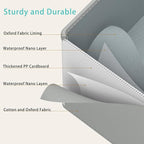 Under Bed Storage Containers, Foldable Closet Organizers with Handles, Underbed Cube Organizer Basket with Zippered, 2 Pack, 