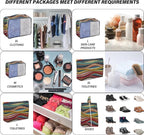 7 Set Packing Cubes Travel Luggage Organizers for Suitcase Travel Accessories with Shoe Bag for Girls Women Aesthetic Cute Bo
