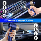 Car Vacuum Cleaner, 16000PA Mini Car Vacuum Cordless Powerful, 7 in 1 Portable Handheld Vacuum Cordless with LED Light, Dual 