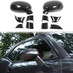 Voodonala for Challenger ABS Carbon Fiber Rearview Mirror Cover Side Mirror Trim Shell Cover Decoration Trim for 2009-2026+Dodge Challenger Exterior Accessories,10pcs