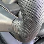 MEWANT DIY Stitching Steering Wheel Cover Wrap for Tesla Model 3 Highland 2023-2025/Model Y 2025 Highland for Tesla Model 3/Model Y Accessories(3D Style)