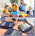Silkfly 8 Pcs XL Packing Cube for Travel Luggage Organizer Suitcase High Capacity Large Packing Bag Bulk Reusable Mesh Travel
