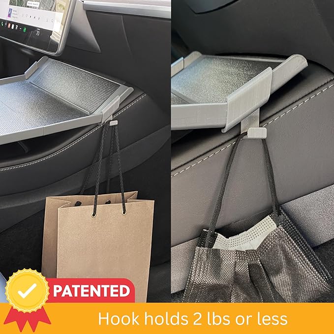 Tesla Model Y Model 3 Accessories 2020 to 2026, Car Eating Food Table Alset Tray, Center Console Organizer, for Autopilot, Road Trips. Anti-Slip Mat for Stability. (Tray ONLY)