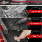Floor Mats Compatible with 2016-2025 2026 Dodge Durango 7 Seats Cargo Mat Back Seat Cover Protector 2024 Durango Accessories (Fit 7 Seats, 3rd Row Backrest Mats+Trunk Mat+Floor Mats)