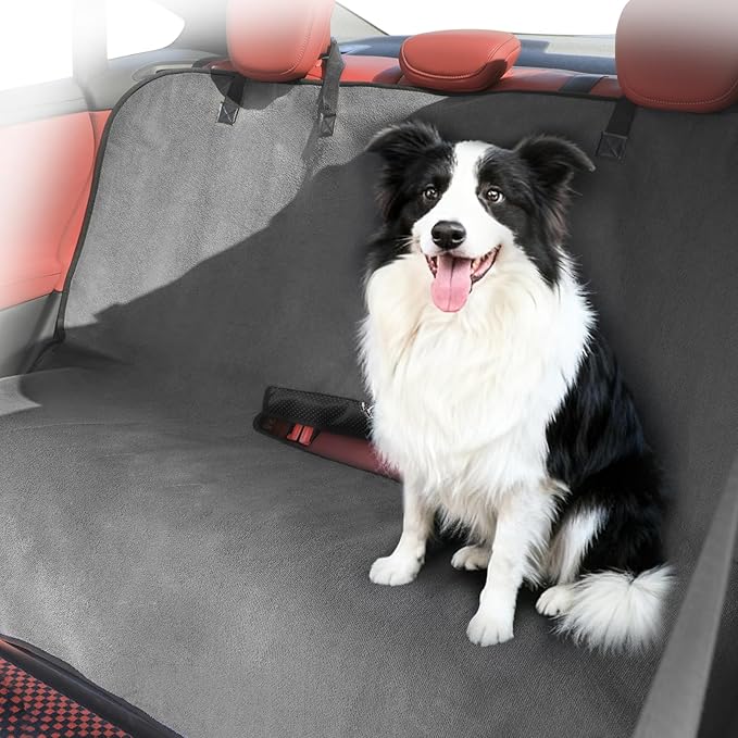Terry Cloth Car Seat Cover - Waterproof Sweat Proof Towel Seat Protector, Washable Absorbent Seat Towel for Gym/Beach/After W
