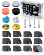 435 PCS 2 Inch Wet Dry Sanding Discs, Drill Polishing Kit with 60 to 5000 Grit Hook and Loop Sandpaper Assortment for Dremel 