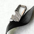 Hephis Skull Heavy Duty Key Chain,Car Emergency Escape Tool, Seat belt Cutter,Bottle Opener,Carabiner Car Key Chains