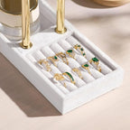 bussdis 2 Tier Bracelet Holder Display - Detachable T Bar White Velvet Bracelet Holder, Jewelry Holder Organizer for Bracelet