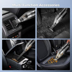 Handheld Vacuum Cordless -Car Vacuum Portable Cordless Cleaner with 11000Pa Powerful Suction,1.2lbs Lightweight, Type-C Charg
