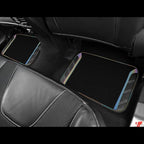 CAR PASS Leather Steering Wheel Cover and Waterproof Car Floor Mats,Microfiber Universal Car Combo Fit for 95% Sedan,SUV,Cars