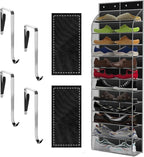 Kotkn Over The Door Shoe Organizer with 12 Large Breathable Pockets - Durable Hanging Storage for the Entire Family's Shoes (