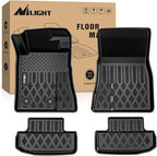 Nilight TPE Floor Mats for Ford Mustang 2015 2016 2017 2018 2019 2020 2021 2022 2023 2024 2025 2026 All Weather Custom Fit Heavy Duty Floor Liners