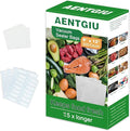 AENTGIU 300-Count Food Vacuum Sealer Bags 8 x 12 inch, Thick BPA-Free Sous Vide Bags Compatible with Most Vac Machines, Food 