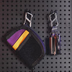 KeyUnity Stainless Steel Carabiner Mini Clips, Key Holder Organizer Keychain for Keys, Flashlight, Folding Knife & Whistles