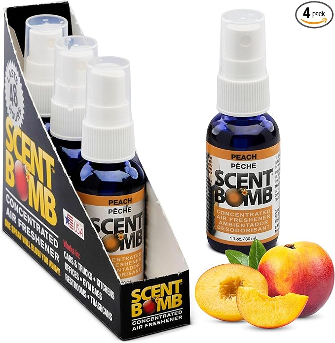 Scent Bomb Air Freshener Spray, Long-Lasting Odor Eliminator - Effective Deodorizer for Home & Car, Fresh Room Spray for Kitc