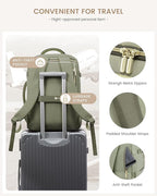 LOVEVOOK Large Travel Backpack for Women, 40L TSA Approved Backpack with 3 Packing Cubes, Personal Item Bag Fits 17" Laptop, 