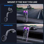for Magsafe Car Mount,【Strong Magnets & Low Profile】 Magnetic Phone Holder for Car Dashboard Windshield Universal Hands Free Car Phone Holder for iPhone 15 14 13 12 Pro Max Plus Android