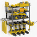 Heavy Duty Drill Holder & Power Tool Organizer Wall Mount, Metal Cordless Tool Organizer for Cordless Drill, Accessory Holder