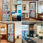 Magnetic Cruise Organizer, 14 Large Durable Pockets Over The Door Organizer For Cruise Ships, Magnetic & Hanging Cruise Organ