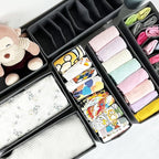 homyfort 8 Pack Dresser Drawer Organizers and Storage Bins for Clothing, Large Drawer Organizer Bins for Baby Clothes, T-Shir