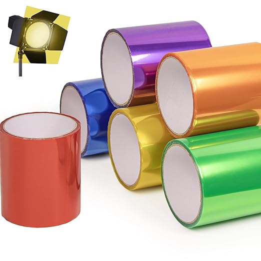 Lypumso Color Transform Light Filters, DIY Self Adhesive Car Light Tint Repair Tape for Headlight Fog Tail Lights, Transparent Outdoor Lights Window Home Decor Vinyl Wrap Film (Yellow, 4in x 20ft)