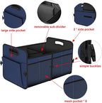 Femuar Car Trunk Organizer,Car Storage Organizer with 72L Large Capacity Waterproof Collapsible and 11 Pockets,Trunk Organize