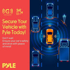 Pyle Dash Cam Rearview Mirror - 4.3” DVR Monitor Rear View Dual Camera Video Recording System in Full HD 1080p w/Built in G-S