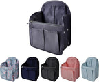 Vercord Backpack Organizer Insert Liner Hanging Travel Bag in Bag with Many Pockets