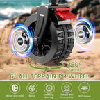 Collapsible Wagon Cart, 150L Heavy Duty Foldable Beach Wagon with Wider Wheels & Auto-Rebound Handle, Utility Grocery Shopping Cart for Garden, Shopping, Camping, Sports, Gray