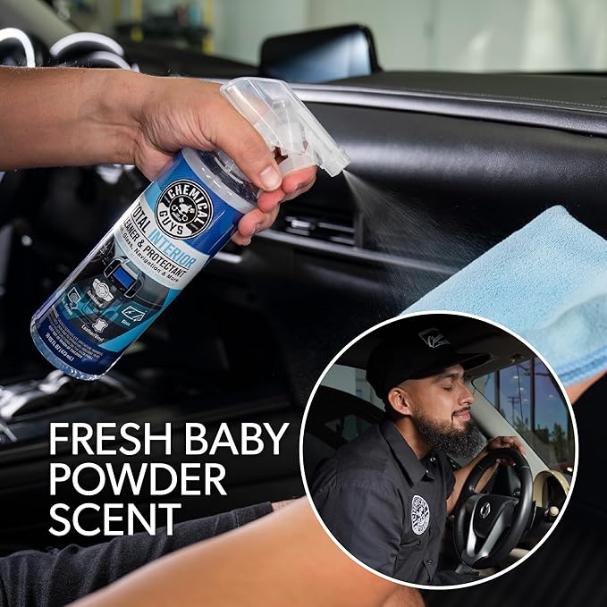 Chemical Guys Total Interior Cleaner & Protectant – Chemical Guys Interior Cleaner, Cleans & Protects Leather, Vinyl, Plastic