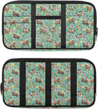 Horse Car Sun Visor Organizer with Velcro Straps Scratch-Resistant Sun Visor Storage Pouch with Zipper, Auto Interior Accessories for Car, SUV, Truck – Keep Your Vehicle Tidy