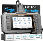 FOXWELL NT510 Pro fit for Porsche OBD2 Scanner with 12V Battery Tester, Full System Diagnostic Bidirectional Control Scanner