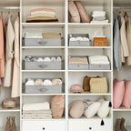 GRANNY SAYS Trapezoid Storage Bin, Closet Shelf Organizers, Fabric Storage Bins with Handles, Closet Shelf Organizers and Sto