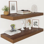 Vivelove Wide Floating Shelves for Wall 12 Inch Deep, 30" X 12" X 2" Floating Shelf, 2 Inch Thick Shelf for Living Room Bathr