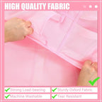 Windyun 40 Over the Door Shoe Organizer Large Breathable Mesh Pockets Pink Hanging Shoe Rack for Closet Behind Door Hanger St