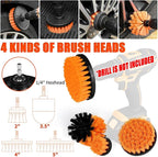 Viewsun 20PCS Car Cleaning Kit, Car Interior Detailing Kit with High Power Handheld Vacuum, Auto Detailing Drill Brush Set, C