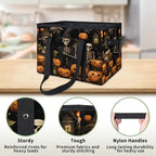 Reusable Grocery Bags Heavy Duty Shopping Bags Foldable Large Tote Bags with Long Handles & Hard Bottom