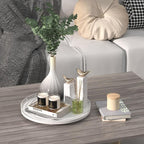 13" Oak Wood Decorative Tray for Home Decor, Tray for Coffee Table Decor Perfume Nightstand Vanity Bathroom Trays for Counter