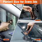 WRAPXPERT Window Tint Tools,3 Pack Window Tint Squeegee Triangle Contour, 3 Different Sizes Tinting Tools for Window, Mirror,Front Windows Rear Glass, Auto Car Glass Film Installation