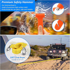 Car Emergency Kit with 2000A Car Battery Jump Starter- Car Roadside Emergency Kit, First Aid Kit, Tow Rope, Emergency Car Kit