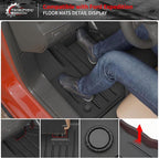 Floor Mats Compatible with 2018-2024 Ford Expedition (Not for Max Models) Cargo Mat Cargo Liner TPE 2023 Expedition 7 Seats Accessories (Trunk Mat+Backrest Mats+Floor Mats)