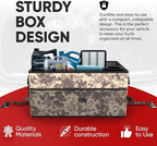 FORTEM Trunk Organizer For SUV Car Trunk Organizer, Foldable Storage, Car Accessories for Women Men, Collapsible Bag, Perfect C