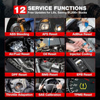 LAUNCH CRP129E Plus V3.0 2026 OBD2 Scanner Diagnostic Tool, Full System Car Code Reader, 12 Reset Service