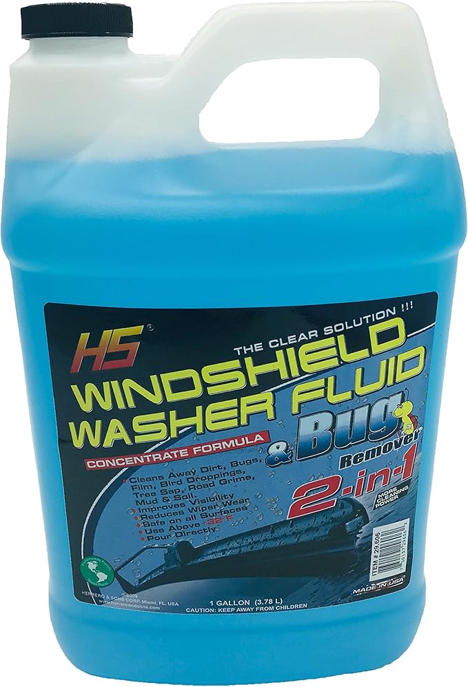 HS 29.606 Bug Wash Windshield Washer Fluid, 1 Gal (3.78 Liters)