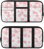 Sun Visor Organizer for Trucks,Cherry Blossom Design Scratch-Resistant Car Sun Visor Storage Bag Auto Sunshade Organizer Bag with Zipper
