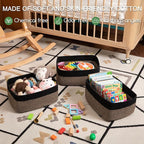 OIASKET Storage Baskets for Organizing 3 Pack, Woven Baskets for Shelves, Closet Organizer Bins Empty Gift Basket Toy Storage