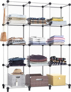 Closet Organizer, 12-cube Closet Organizers and Storage, Portable Cube Storage Organizer, Closet Shelves for Kids, Closet, Be